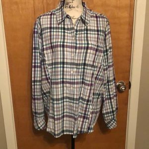 Plaid flannel shirt